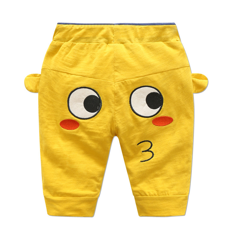 童裤夏季小孩大儿童装宝宝短裤薄款卡通休闲裤男童七分裤夏装裤子