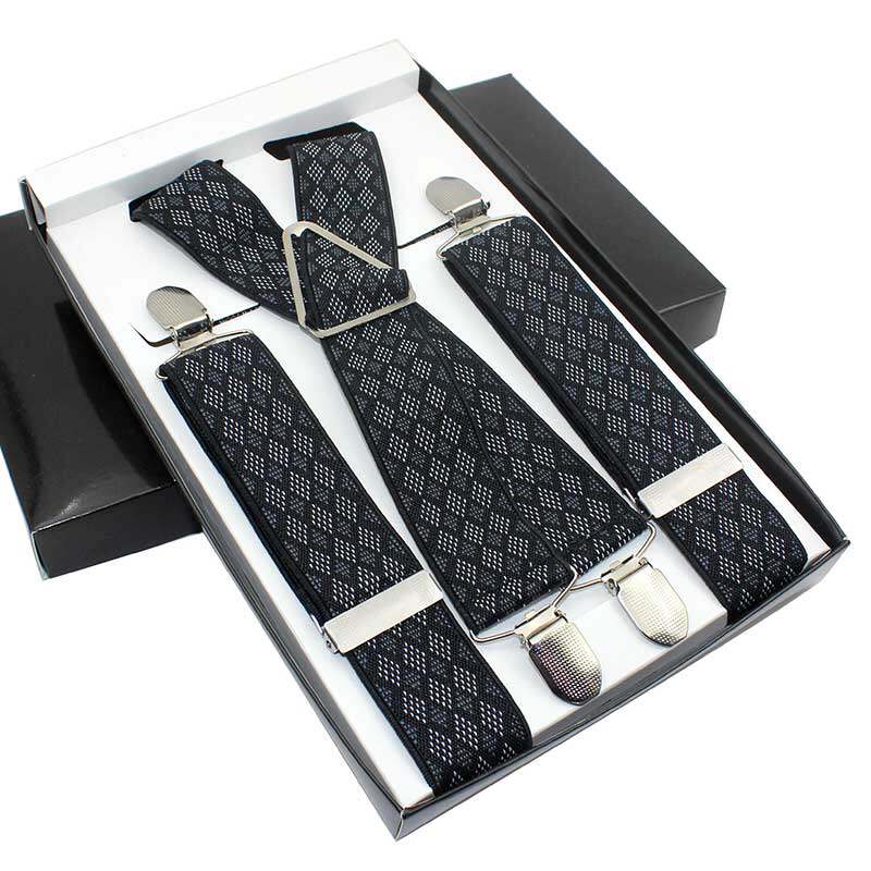 背带成人西装西裤夹男胖人老人防滑裤子吊裤带腰带