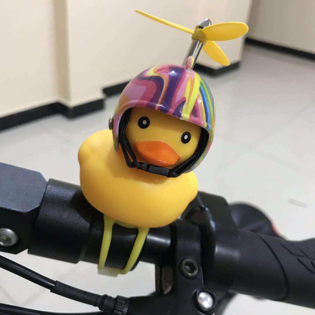 自行车破风鸭子抖音摩托涡轮增鸭增压黄鸭头盔其他户外休闲玩具