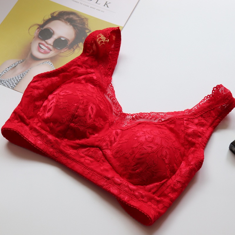 正品美佳美侬钢圈文胸6751大红红色健康养护内衣文胸