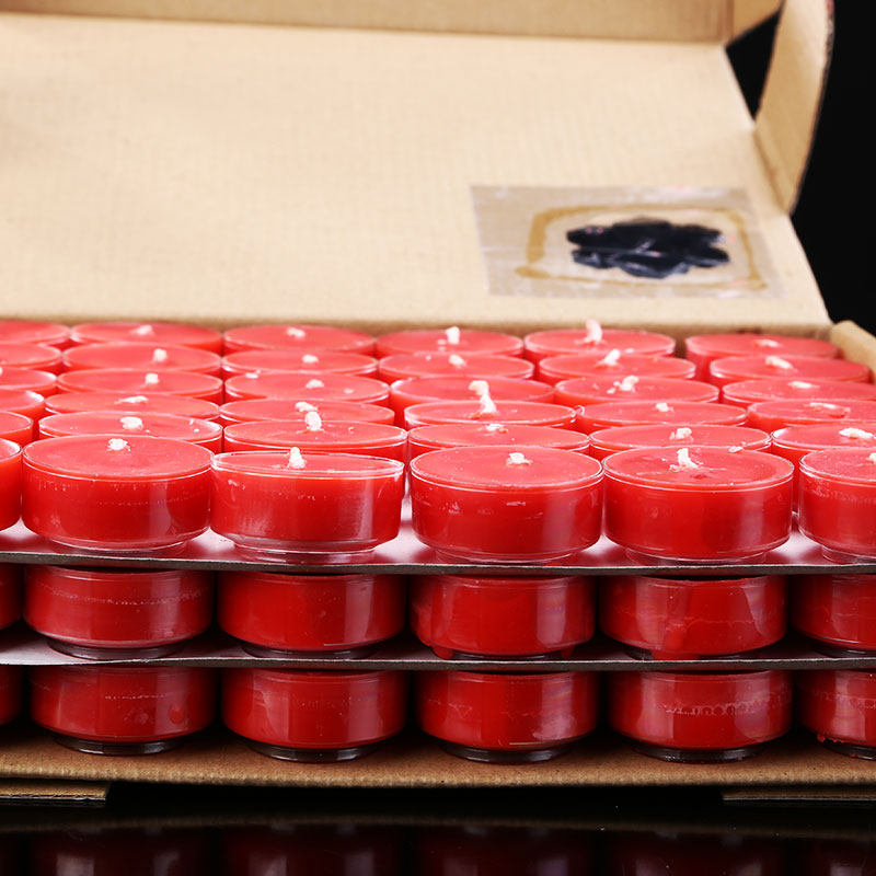 酥油油灯供佛108粒4小时无烟无味植物蜡烛供奉蜡烛