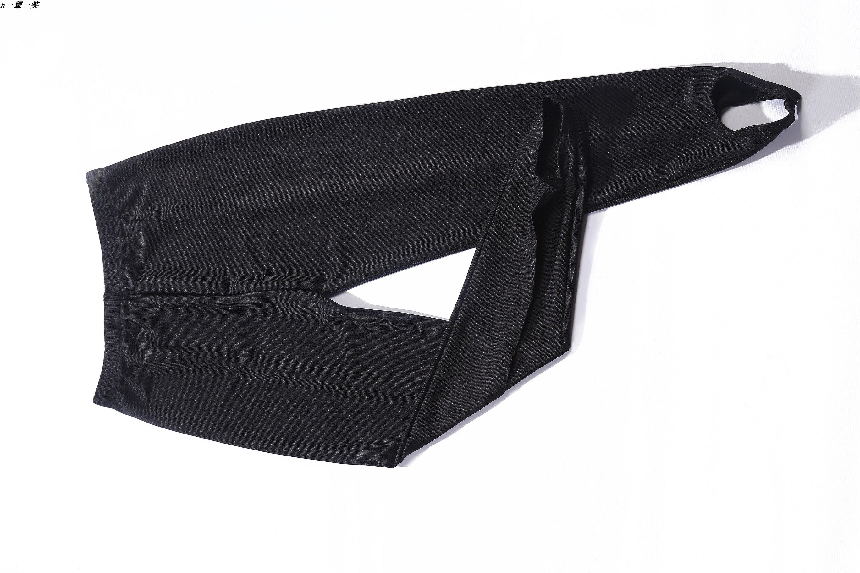 90年代踩脚细条纹健美裤老式脚蹬裤子女士弹力高腰打底裤