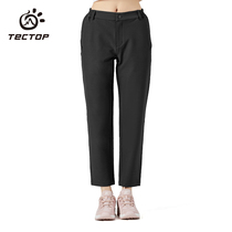 Tango TECOP Outdoor Speed Dry Pants Mens Autumn Winter Thickened Breathable Sports Long Pants Women Windproof Elastic Mountaineering Pants