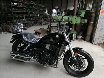 适用奔达bd2502c电喷改装防摔杠前护杠防护摩托车保险杠