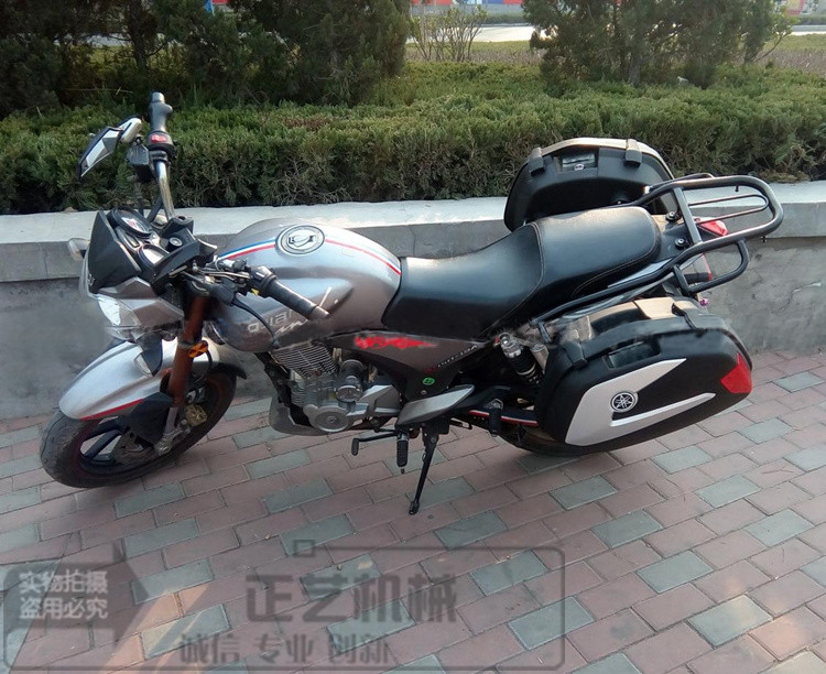 钱江钱江龙qj15019agr150改装装边箱边包架挂箱旅行箱边箱摩托车尾箱