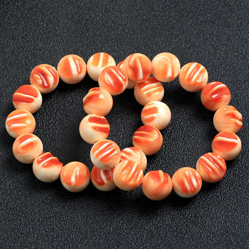 贝壳天然万宝螺宝螺手串巨型珠满手链颗颗带血手链