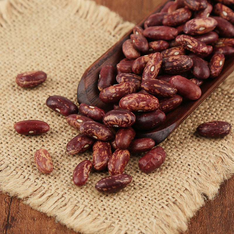 芸豆农家自产红花新货紫花菜豆饭豆虎皮250g红豆