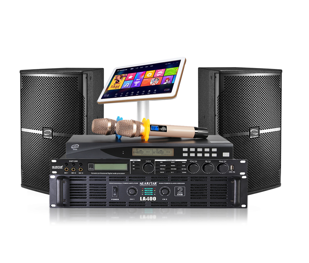 nearstar专业家庭别墅ktv卡拉ok音响功放点歌机ktv