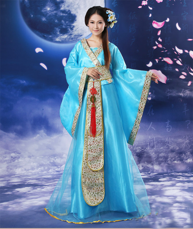 包邮新款古装仙女汉服襦裙曲唐装贵妃服饰成人民族服装