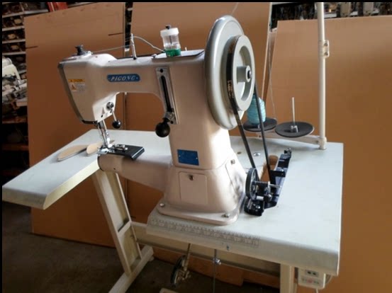 粗线厚料缝纫机针车综合送料特厚简式高头大型缝纫机