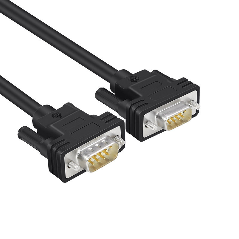 工业rs232串口线延长母对母/公对母/公对公com口线db9九针串口线