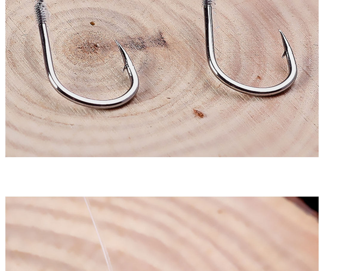 鱼钩线双袋装绑好好的成品大力马鱼线防打防咬鱼钩