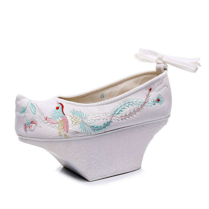 原创清朝花盆盆底宫廷鞋女古装格格戏曲甄嬛布鞋