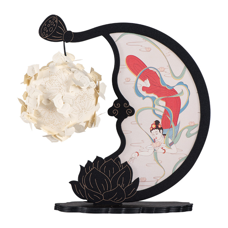 国馆敦煌纸雕diy中式国风折纸剪影创意礼物创意