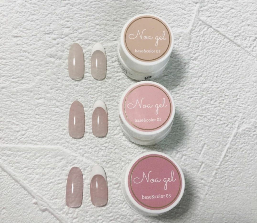 日本noa gel美甲甲油胶2021年新款健康色胶裸色底胶二合一光疗胶