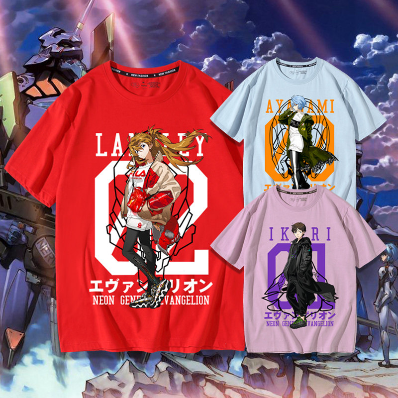 eva新世纪福音战士恤男波丽明日潮牌联名短袖t恤
