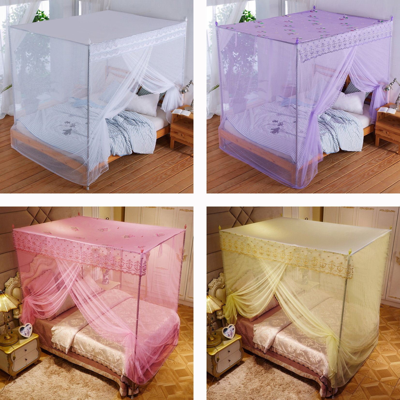 8m三开门家用加密老式单门1.2米蚊帐