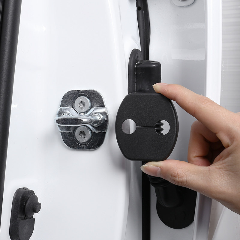 锁扣车门1819款长安cs35plus门锁盖新cs35改装装饰门锁盖