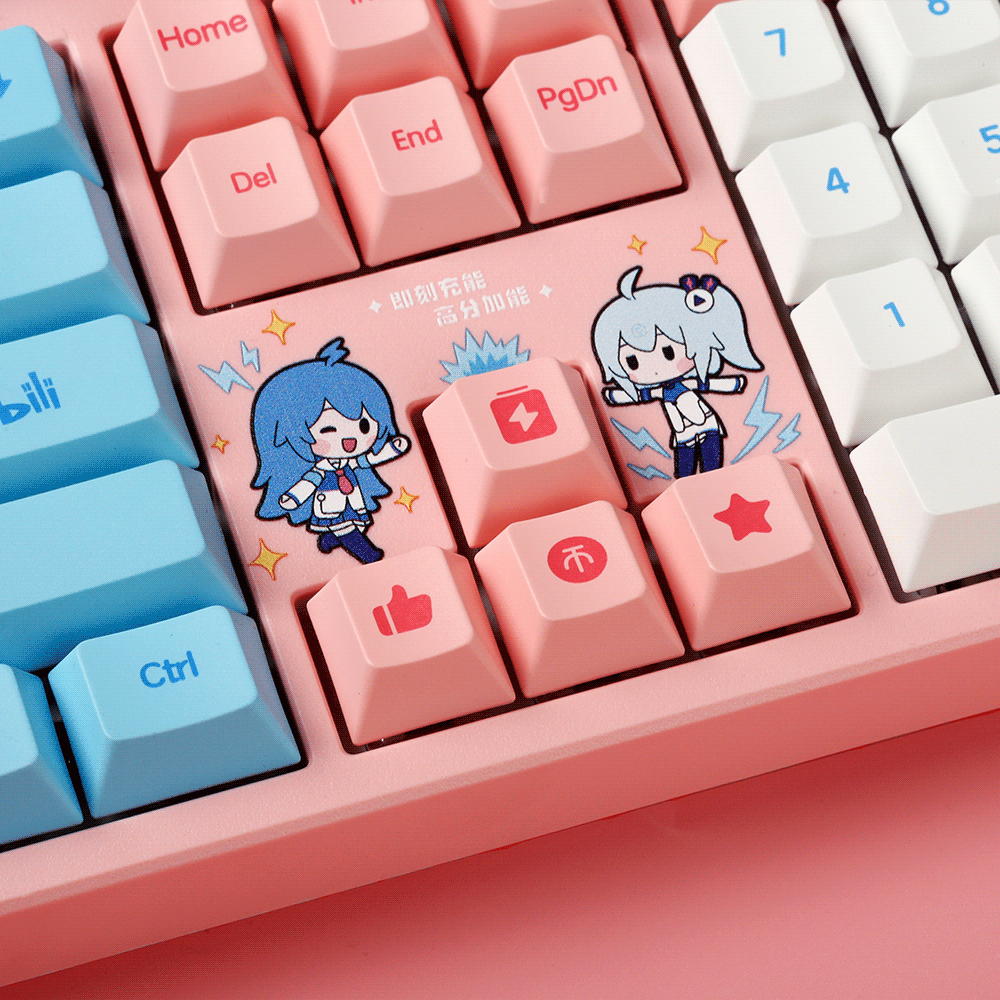 键盘动漫机械bilibili哔哩哔哩二次元2233小电电视动漫3c周边
