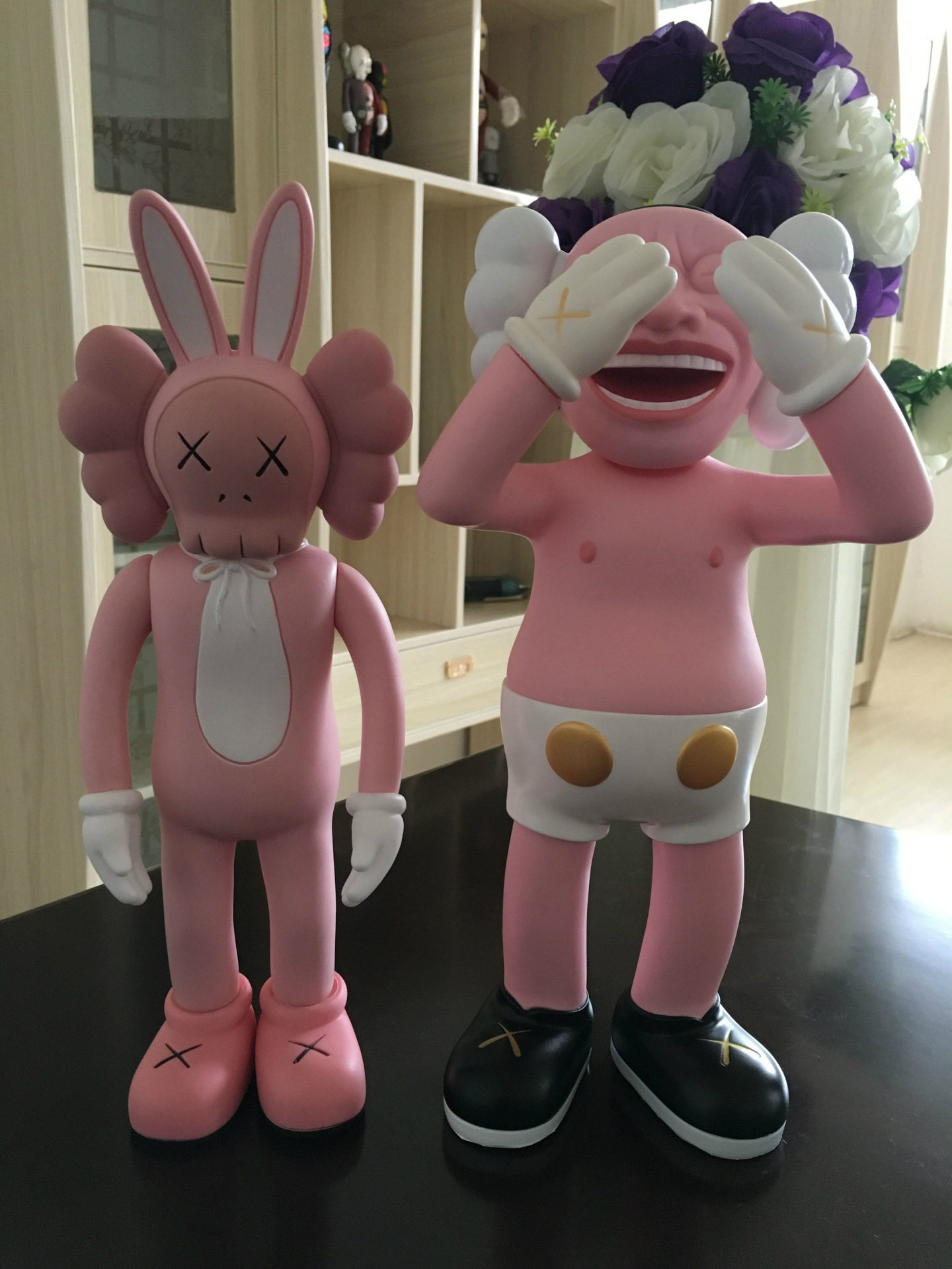 mand kaws 兔子公仔玩具女仆兔女郎潮流玩偶手办模型originalfake