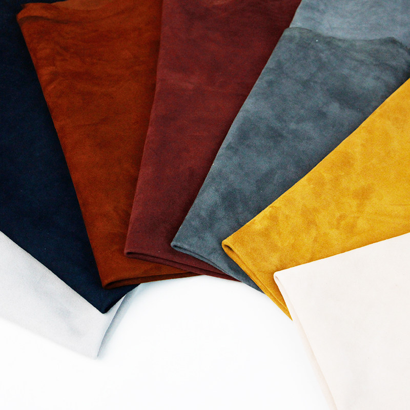 手工皮具diy真皮皮料内里皮绒面 彩色 反绒羊皮0.8 1.0mm - 爱购网