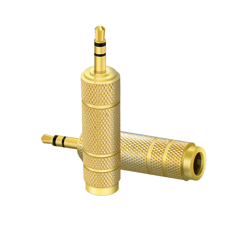 35mm音箱65mm接线头转转换转接头音频音响公转插头