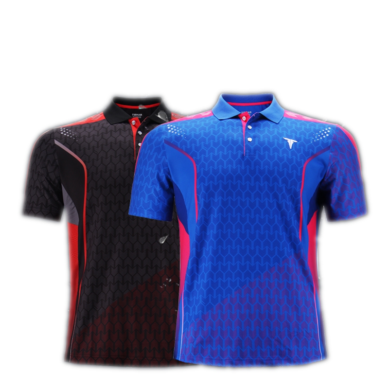 乒乓球2019新款tibhar挺拔凌云运动服乒乓球衣短袖乒乓球服