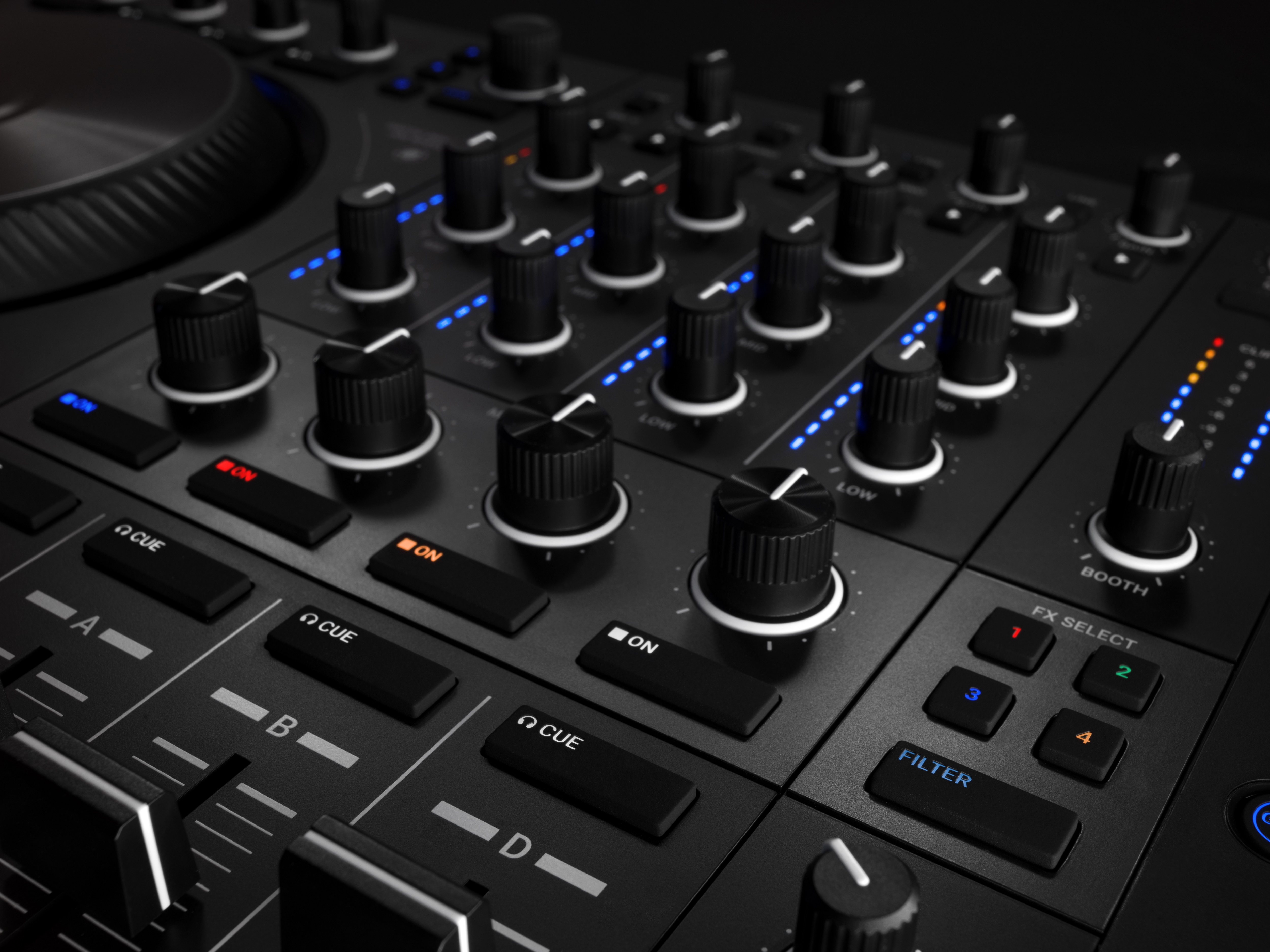 包邮ni traktor kontrol s4 mk3 4通道dj控制器打碟混音内置声卡