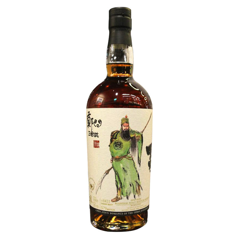 郑问三国志关羽伯恩赛德威士忌酒burnside199128年威士忌