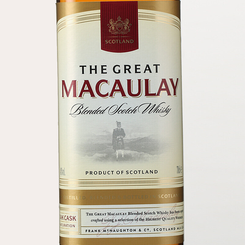 英国进口洋酒macaulayscotchwhisky麦高苏格兰威士忌700ml威士忌