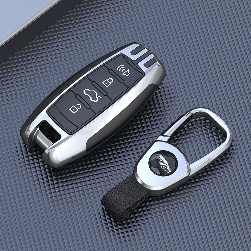 长城哈弗h6第三代钥匙套m6plus哈佛f7x大狗h2s炮f5赤兔汽车包壳扣