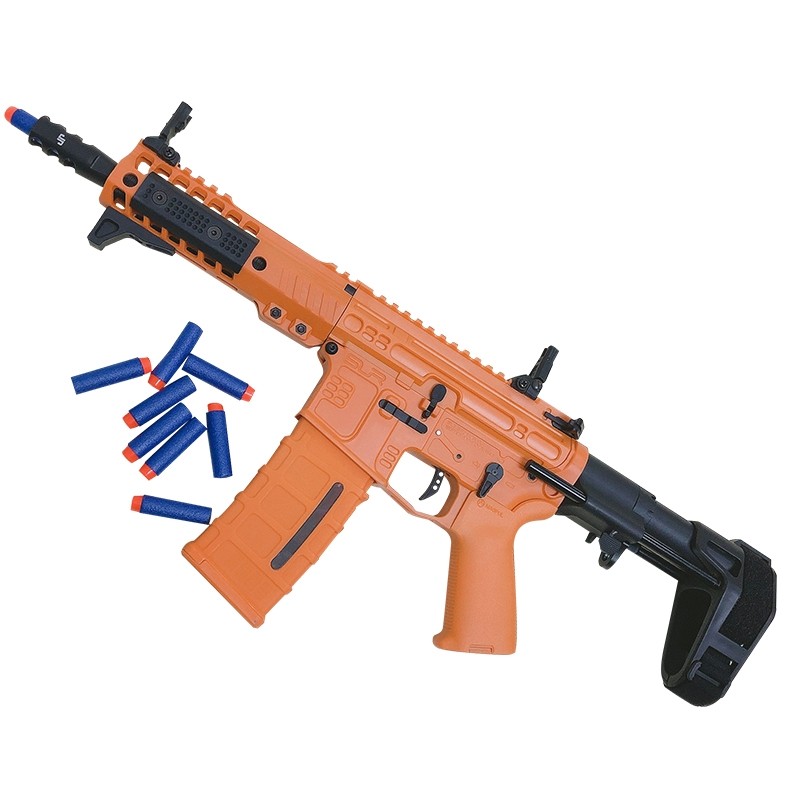 精击男孩模型海绵二代slrsr16玩具连发电动电动玩具枪