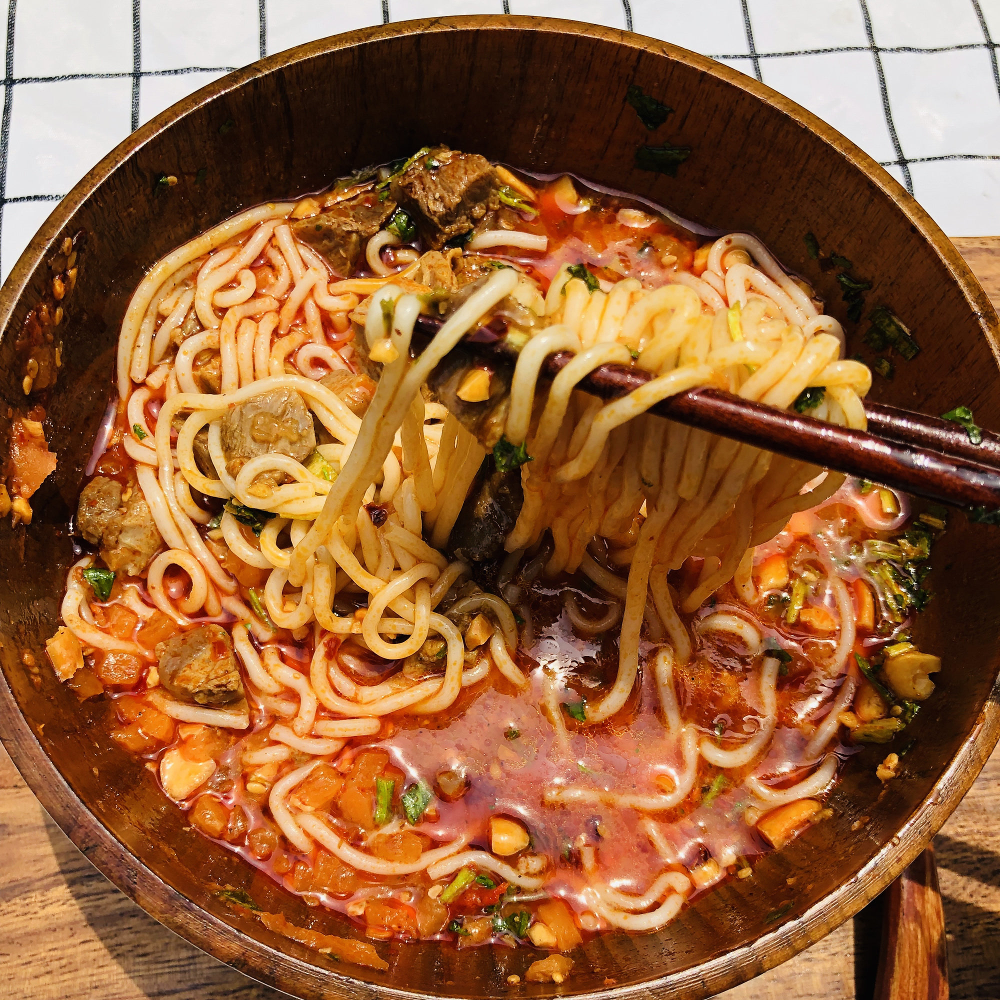 牛腩米线徐州番茄开心袋装方便速食正宗特产螺蛳粉
