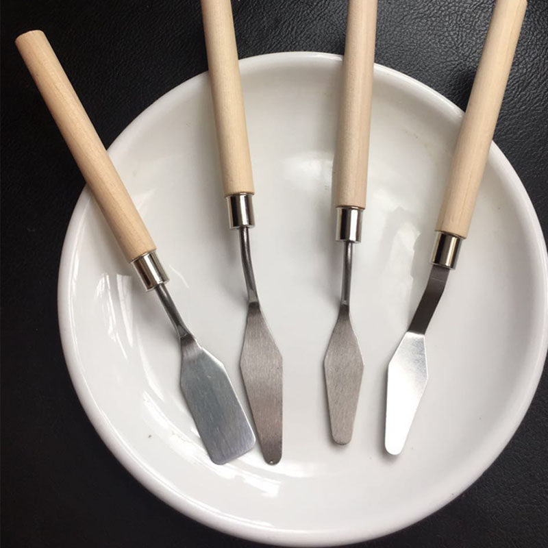 油画刮刀调色美术用品绘画工具美术丙烯水粉画颜料刮刀