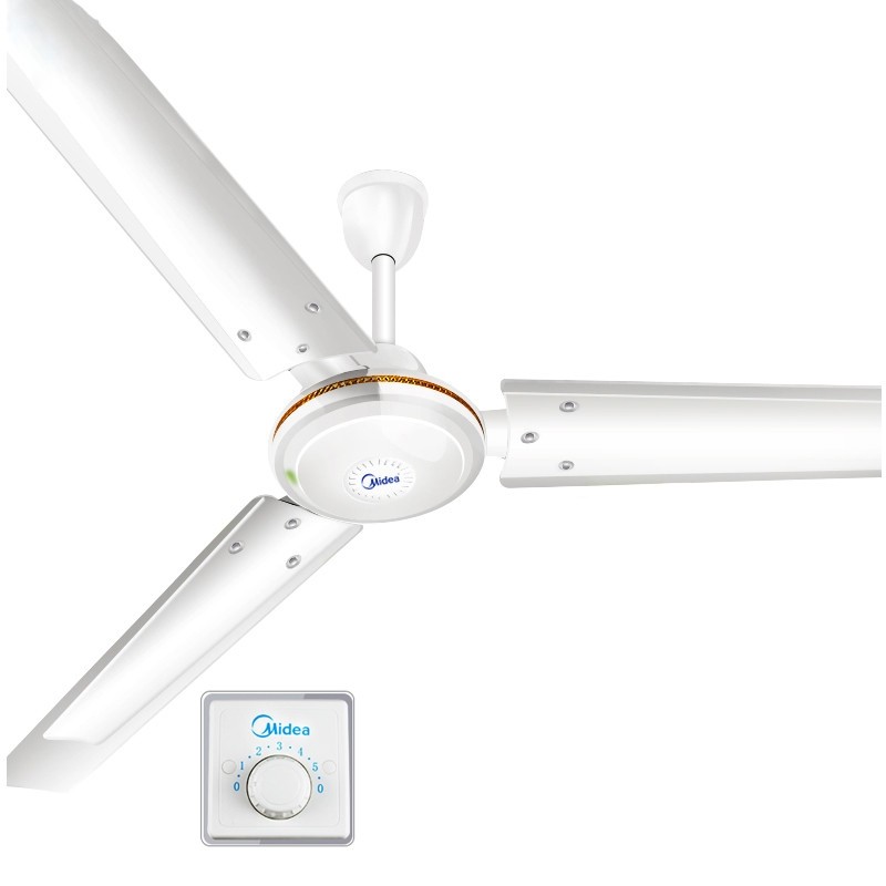 美的吊扇fc140ba56寸48寸fc120ba三叶楼顶扇带调速吊扇