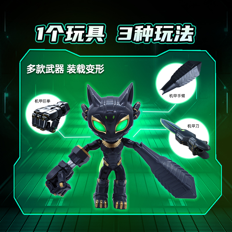 熊出没玩具重返地球阿布手办玩偶变形发光模型儿童机器人