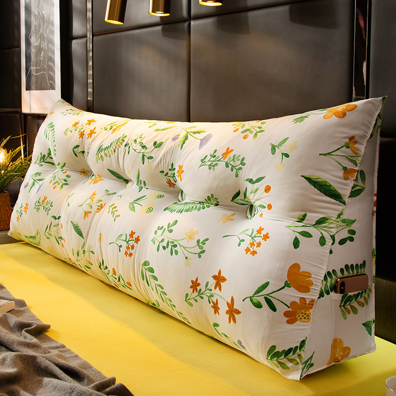 沙发靠背垫长方形大号抱枕套客厅长型布艺靠枕靠垫套罩家用可拆