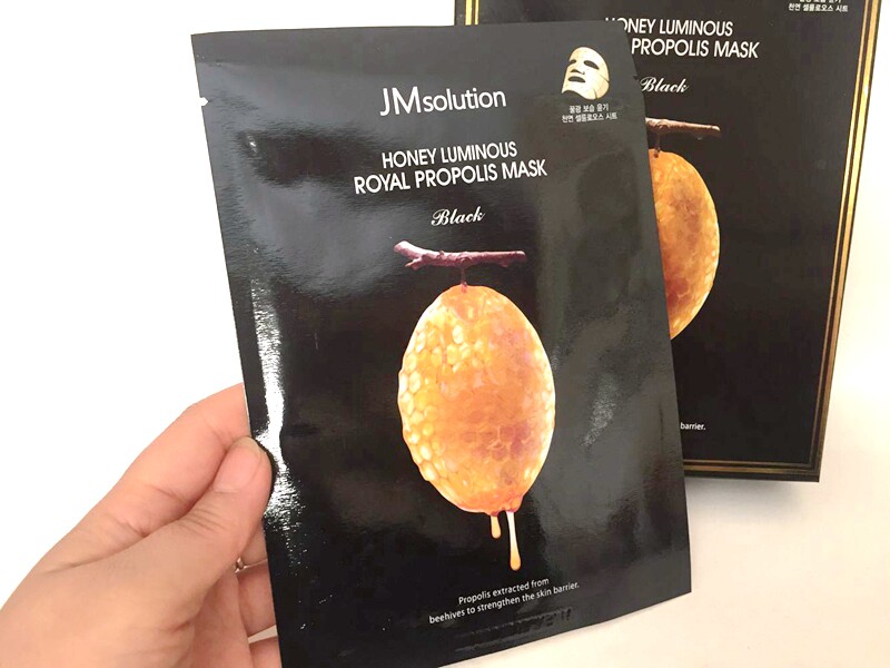 韩国现货jmsolution水光蜂蜜面膜蜂胶蜜光蜂巢水润滋养清