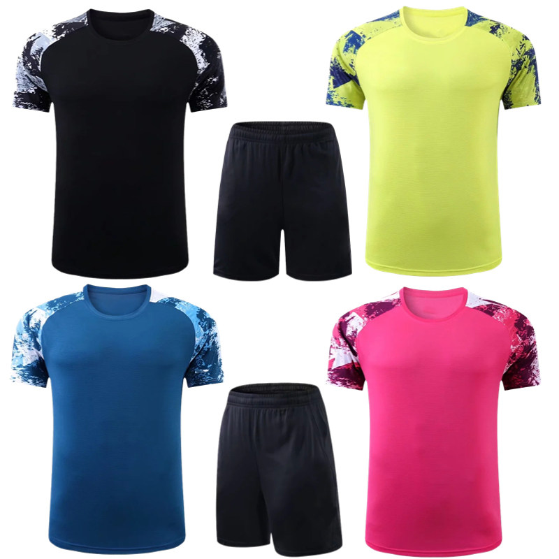 新款乒乓球套装男女短袖上衣速干比赛运动服训练乒乓球服
