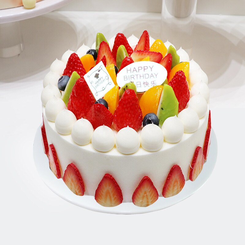 仿真蛋糕模型2020新款流行欧式塑胶橱窗样品假蛋糕经典水果生日