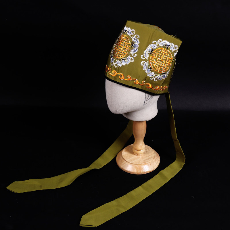 老生戏曲戏剧戏帽员外古装土地公帽地主五蝠更多舞蹈配饰