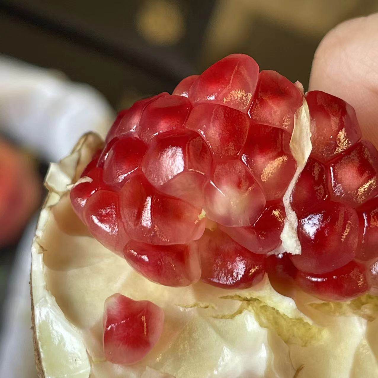 石榴四川寸金金地软籽原箱7斤7-10个装甜脆可食石榴