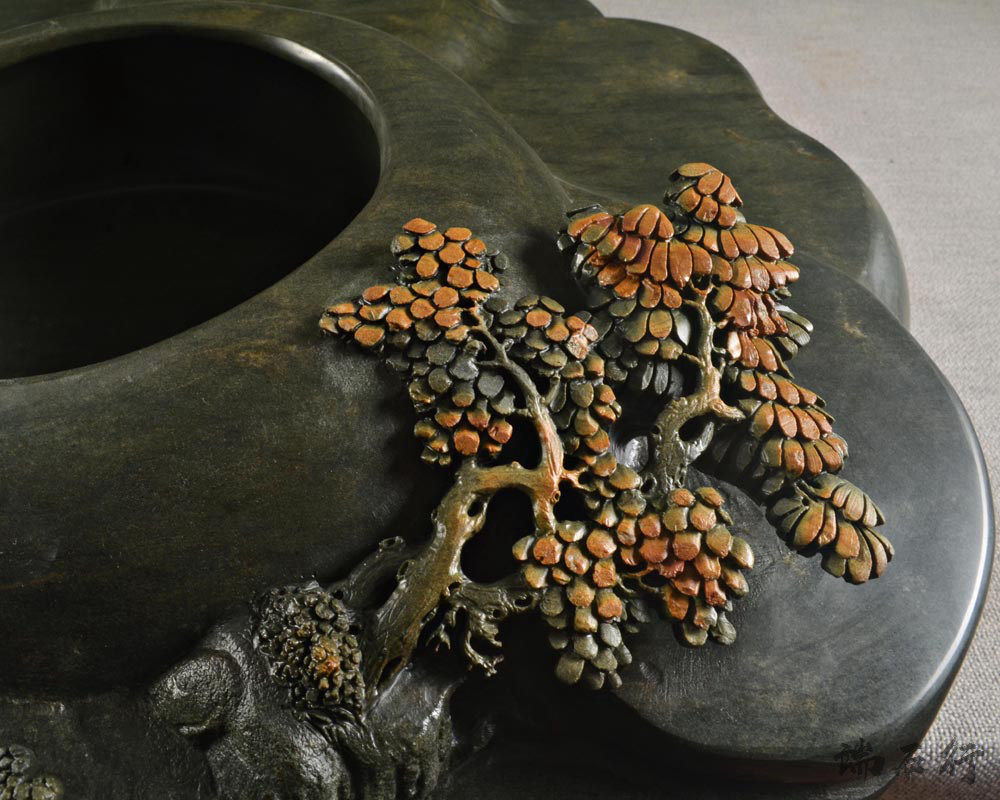 特大号手工大气高档石质意境雕刻石茶盘茶台家用茶盘