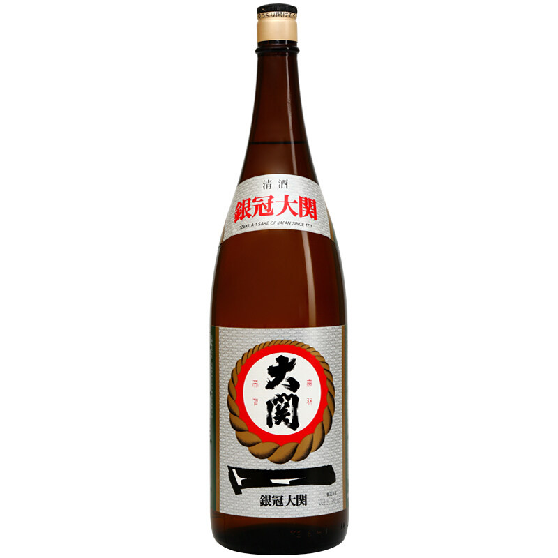 日本大关清酒原装进口银冠洋酒1800ml大瓶清酒