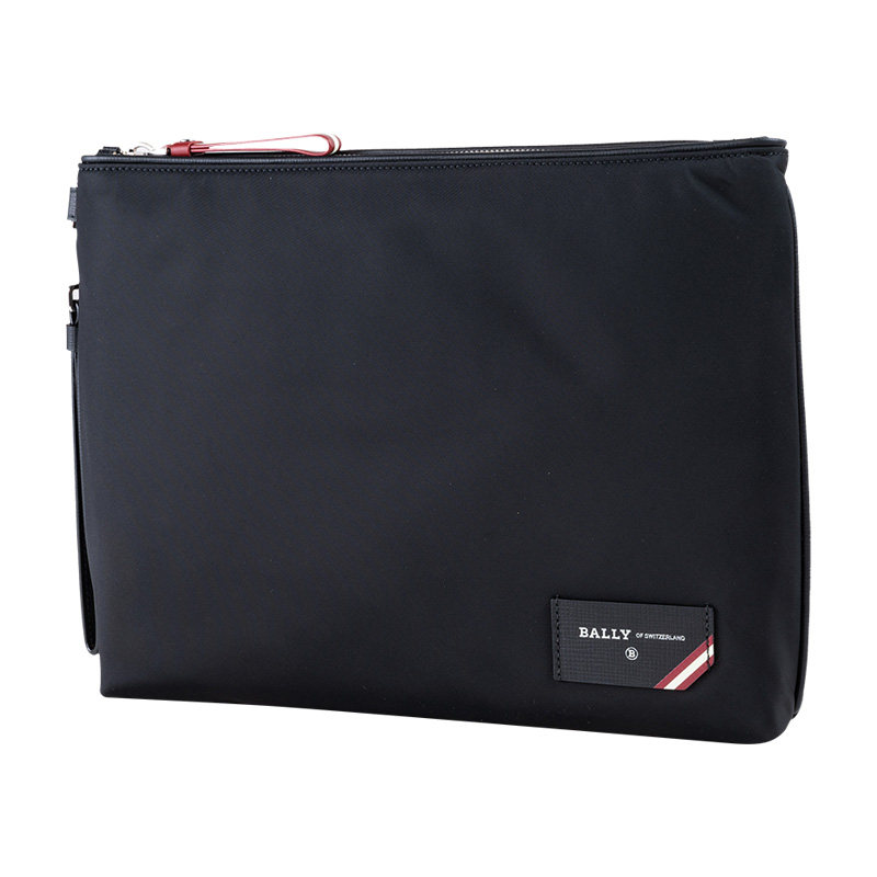bally巴利字母logo男士拉链手挽手拿包秋冬秋冬男士包袋