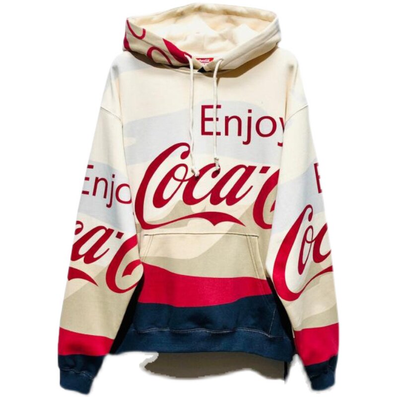 情侣限量联名enjoycocacola可口可乐复古卫衣