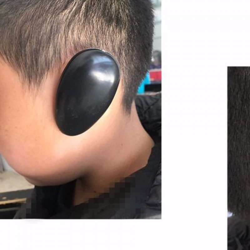 防水耳罩洗头发索唯依耳朵护耳耳套染发美发保护染发焗用的