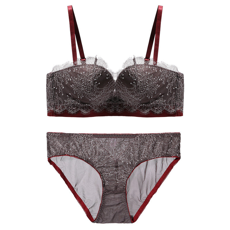 vineco维妮芳文胸钢圈聚拢性感法式内衣女小套装文胸