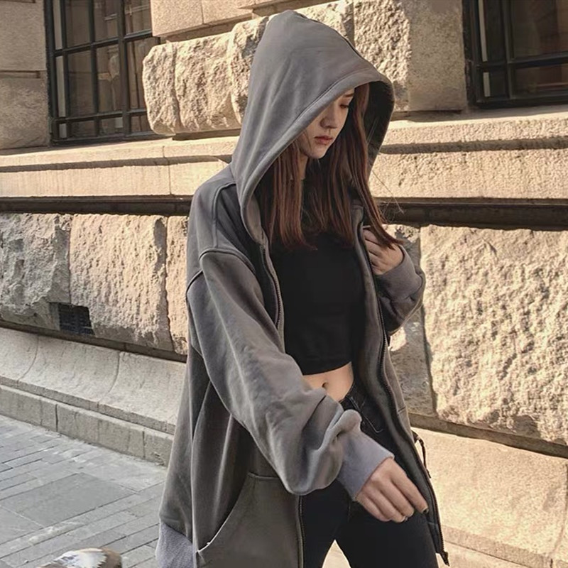 FEAR OF GOD FOG上帝灰拉链外套网红Lisa同款高街嘻哈连帽卫衣男