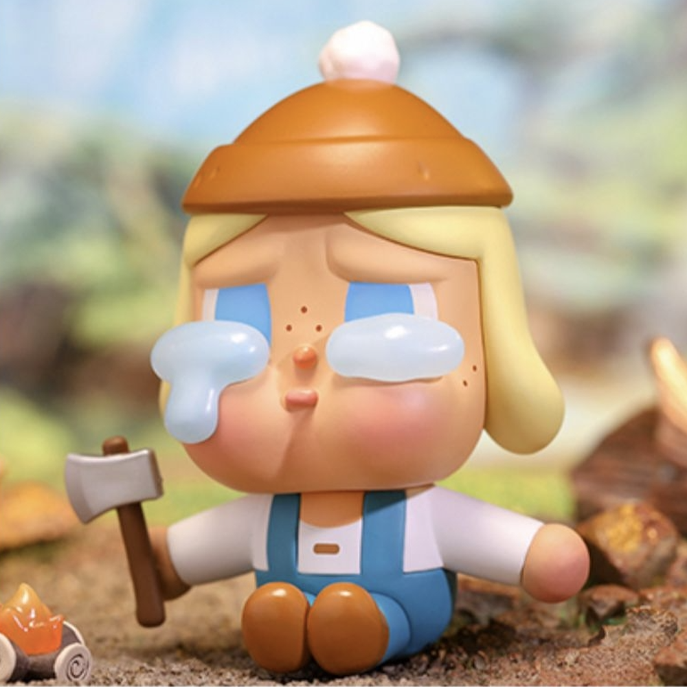 crybaby丛林探险盲盒正版泡泡玛特熊熊供奉渔夫女童潮玩盲盒